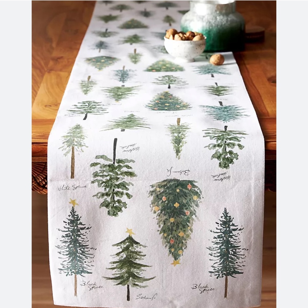 Holiday Tree Table Runner